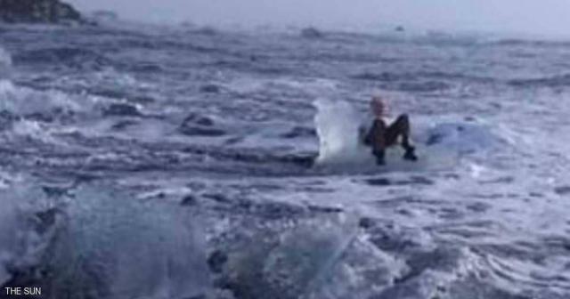 ملكة الجليد نسيت نفسها.. وأنقذها خفر السواحل بآخر لحظة