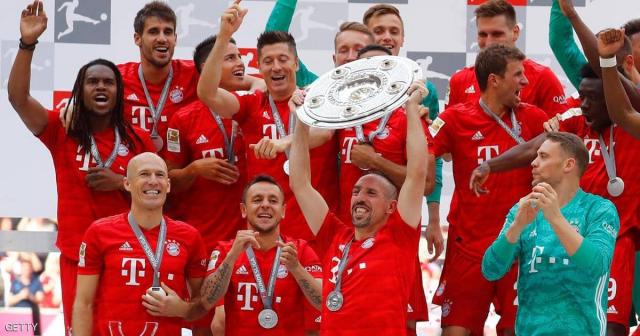 بايرن ميونخ بطلا للدوري.. ووداع مثالي لروبن وريبيري