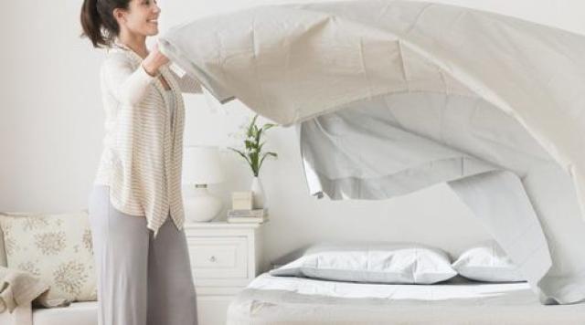 ملاءات السرير