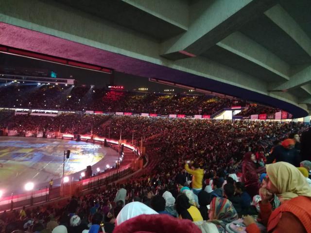 الآلاف يشاركون في احتفالية «مصرنا.. وطن واحد» باستاد القاهرة