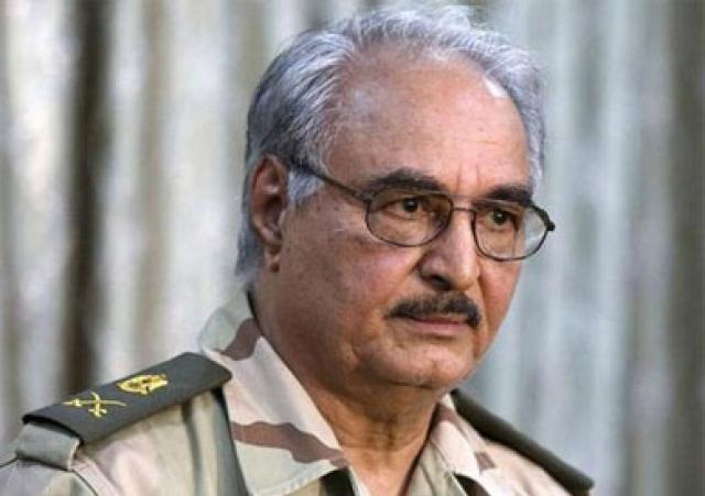 حفتر: الجيش مسئول عن تأمين الأراضي الليبية وإخراج مرتزقة تركيا