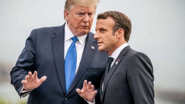 ماكرون وترامب يناقشان تنسيق التعامل مع فيروس كورونا