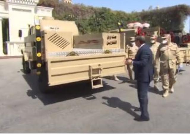 السيسي يتفقد تجهيزات القوات المسلحة لمواجهة كورونا