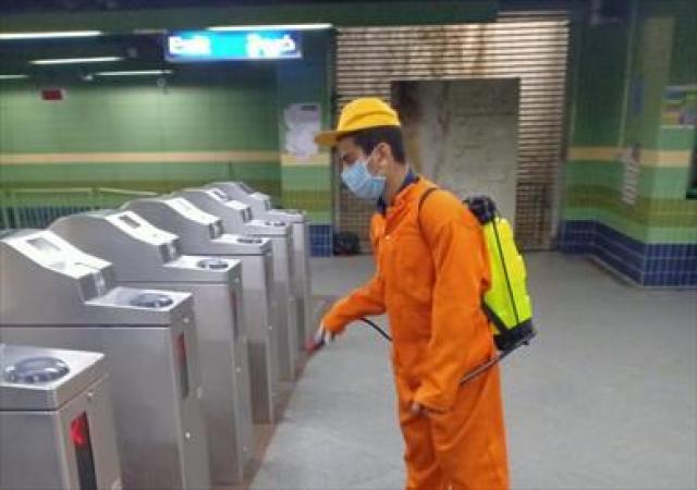 السكة الحديد والمترو تواصلا كافة الإجراءات لتعقيم وتطهير القطارات