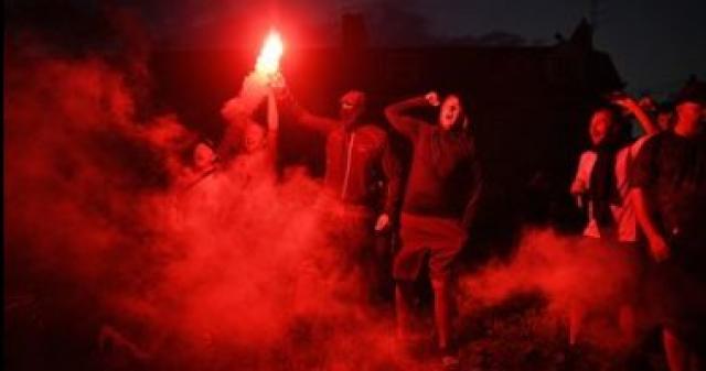 احتفالات جماهير ليفربول بلقب الدوري الانجليزي