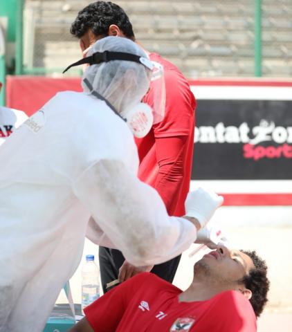 مسحة لاعبي الاهلي