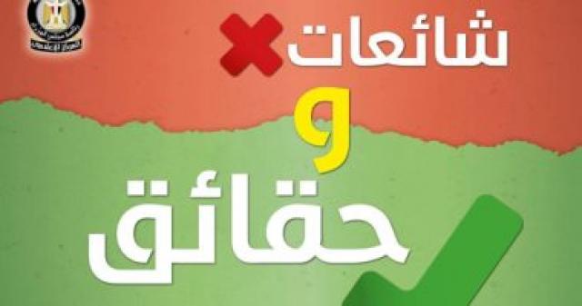 فيديو وإنفوجراف.. الحكومة تنفى 12 شائعة انتشرت فى أسبوع