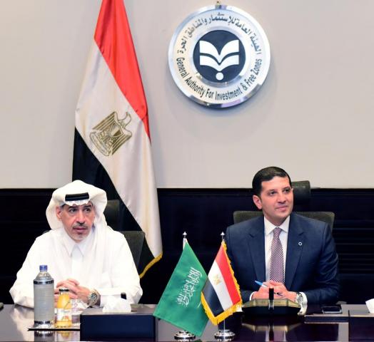 رئيس هيئة الاستثمار مع رئيس ريادة الأعمال السعودي