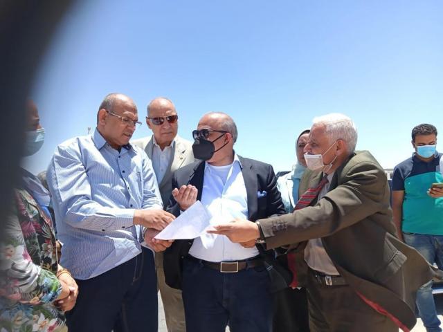 عشماوى خلال جولته بمحافظة جنوب سيناء