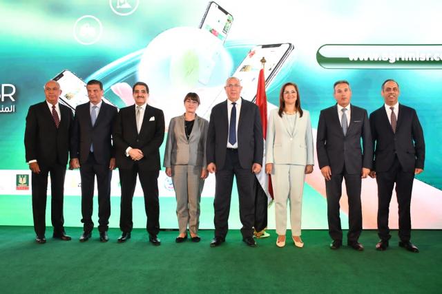 وزيرة التخطيط خلال الحفل