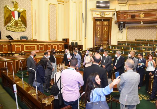 خلال زيارة الوفد الشبابي