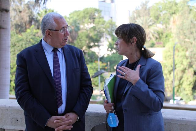 وزير الزراعة وممثل الأمم المتحدة