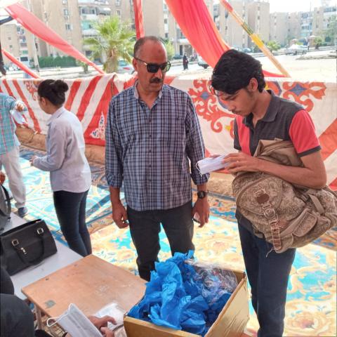 الدكتور محمودالفولى يتفقد لجان الامتحانات