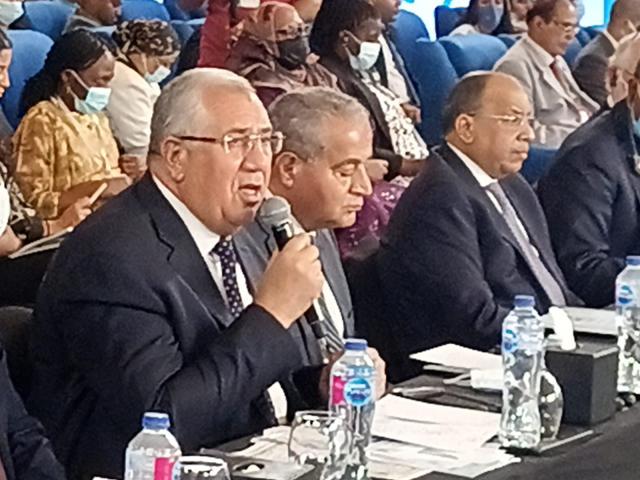 وزير الزراعة خلال كلمته