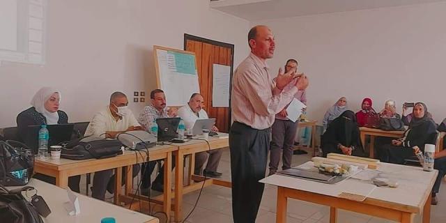 خلال اجتماع معلمى التعليم الفنى