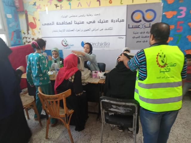 خلال توقيع الكشف على المرضى