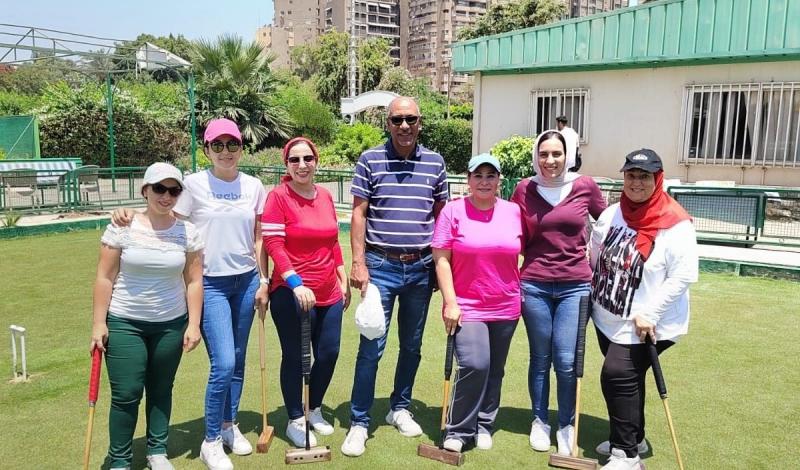 لاعبات مصر في الكروكية