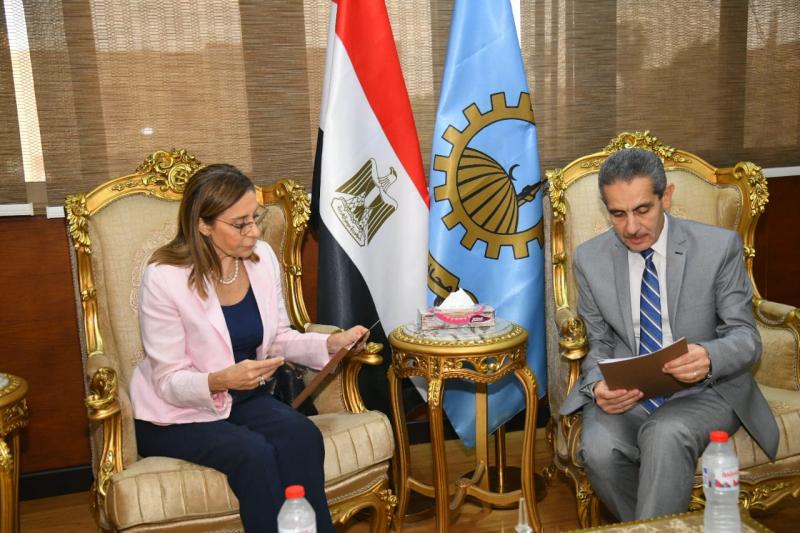 محافظ الغربية يستقبل وزيرة الثقافة في مستهل زيارتها للمحافظة