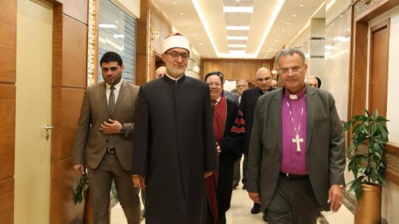 المفتي يستقبل رئيس الطائفة الإنجيلية ويؤكد: التلاحم الوطني هو صمام الأمان لمصر