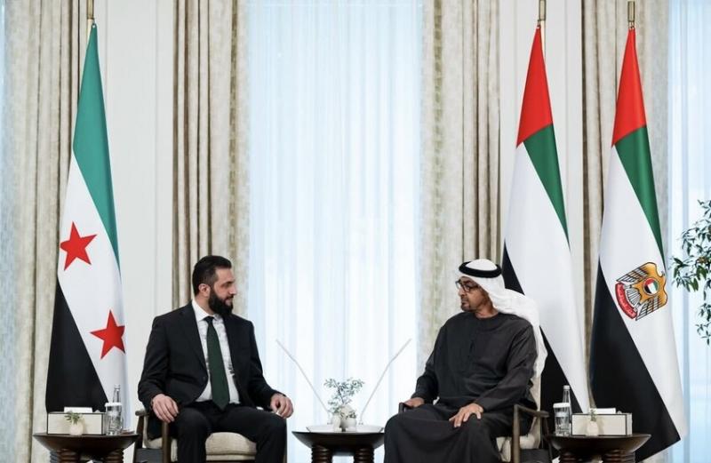 قرقاش يعلق على لقاء محمد بن زايد مع الشرع