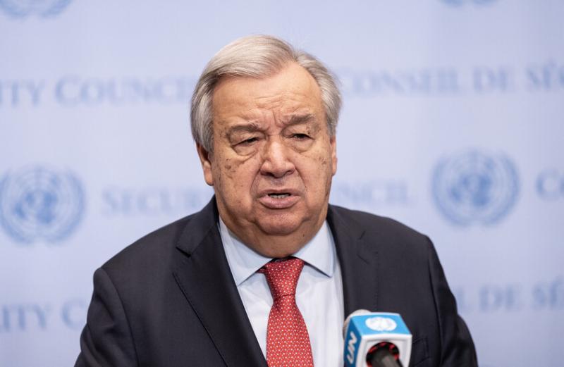 غوتيريش يحذر: المساعدات غير قابلة للتفاوض وعلى إسرائيل حماية المدنيين في غزة