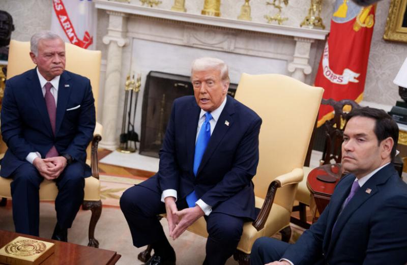 وزير خارجية أمريكا يبحث مع ملك الأردن الأوضاع في غزة وسوريا